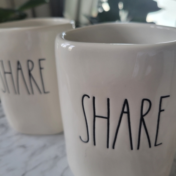Rae Dunn Share Set of Mugs - Picture 3 of 5